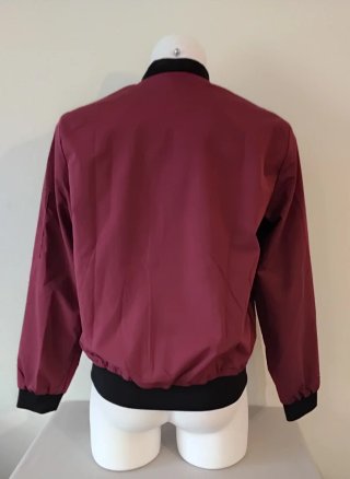 Chaqueta Bomber Vino Talla S