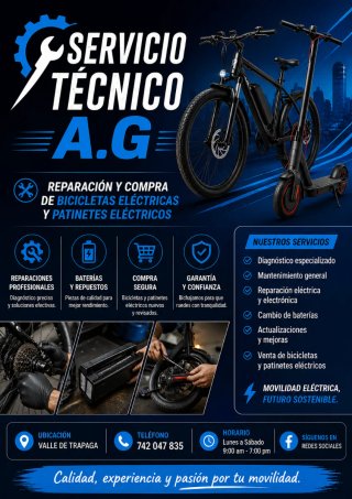 Riparazione Biciclette Elettriche e Monopattini