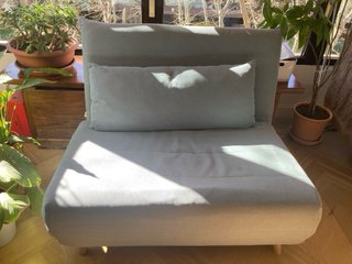 Sillón cama NIO verde agua