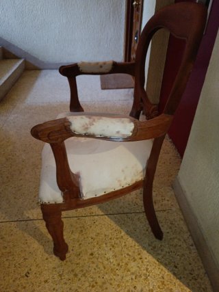 Sillón antiguo Isabelino/Luis Felipe
