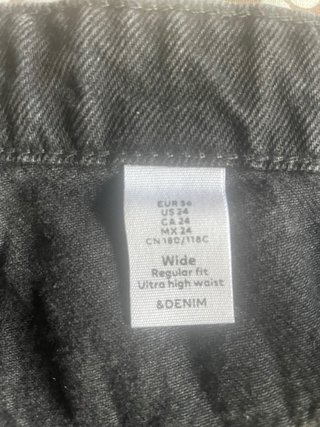 Pantalón vaquero negro talla XXXL