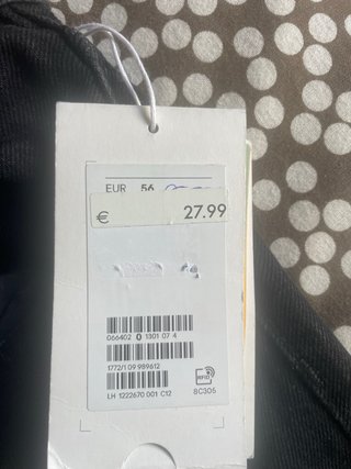 Pantalón vaquero negro talla XXXL