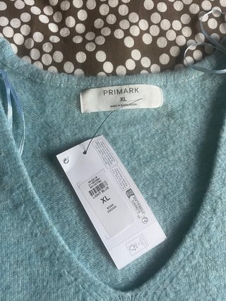 Jersey Primark Azul Manga Corta Talla XL