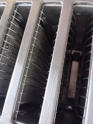 Tostapane 4 fette acciaio inox new