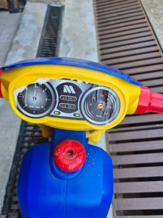 Moto Molto Infantil Azul y Amarilla