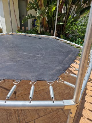 Cama elástica 240 cm (estructura y lona)