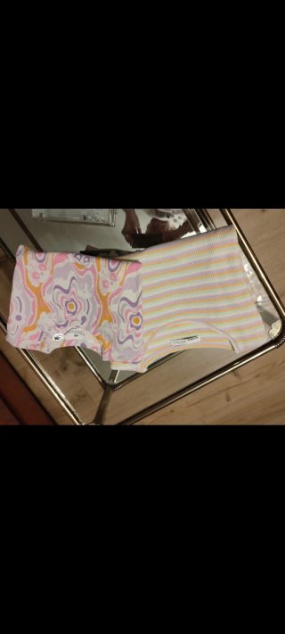 Lote 2 Crop Tops H&M Talla XS,Pull&Bear