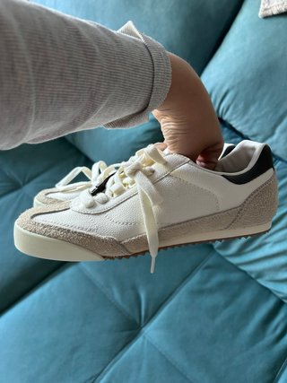 Zapatillas Zara Beige/Blanco Talla 39 sin estrenar