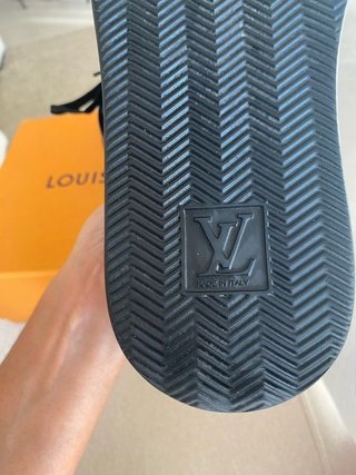 Zapatillas Louis Vuitton Beverly Hills Negro/Gris