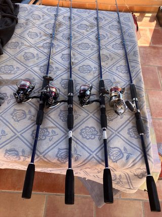 4 Equipos Pesca Calamar/Sepia