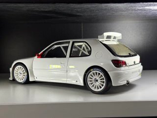 Peugeot 306 Kit Car Otto 1/18 Blanco