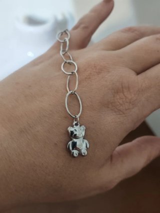 Bracciale Orsetto Acciaio