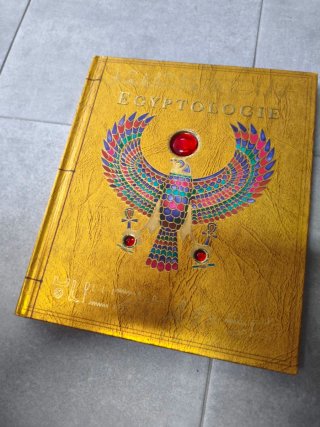 Lote 3 Papiros Egipcios Marco Madera más libro