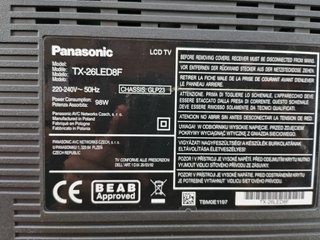 TELEVISOR LCD PANASONIC TX-26LED8F
