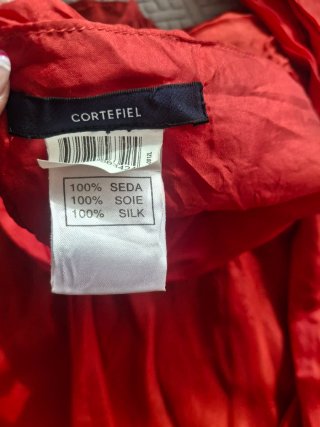 Top y foulard de seda Cortefiel