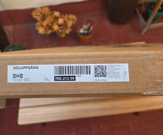 Mesa plegable Eucalipto Ikea 82cm