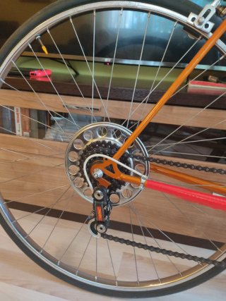 Bicicleta Carretera Titan Dorada Vintage