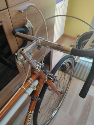 Bicicleta Carretera Titan Dorada Vintage