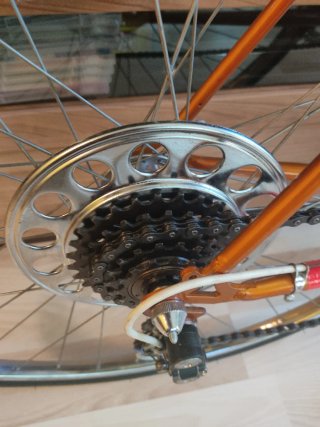 Bicicleta Carretera Titan Dorada Vintage