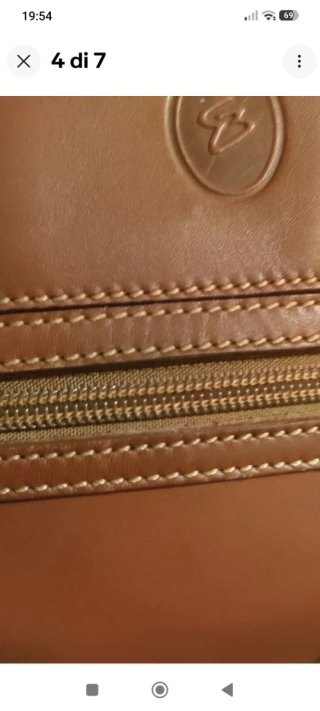 Borsa in pelle marrone