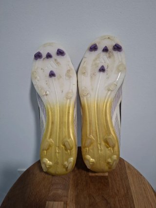 Botas de fútbol Adidas F50 Blancas Talla [41.5]