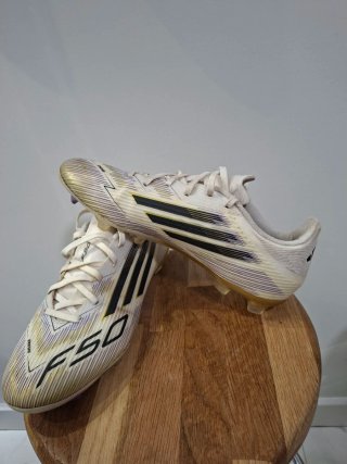 Botas de fútbol Adidas F50 Blancas Talla [41.5]