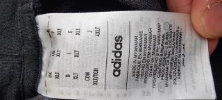 Sudadera Adidas Big Logo Talla XL Negra