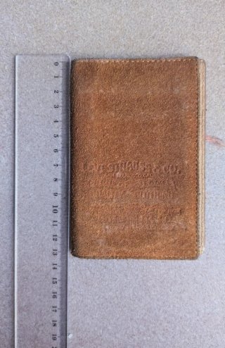 Cartera Levi's Piel Vuelta Marrón