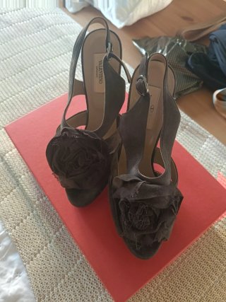 Zapatos tacón Valentino negro Talla 37