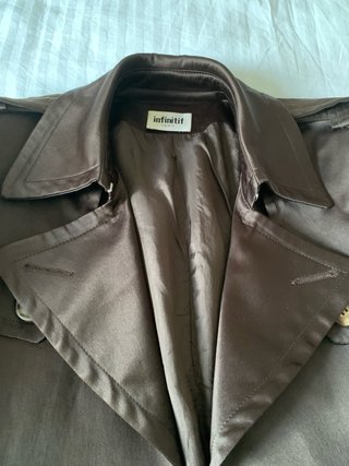 Gabardina Infiniti Marrón Talla S