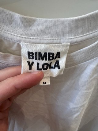 Camiseta Bimba y Lola Blanca Talla M