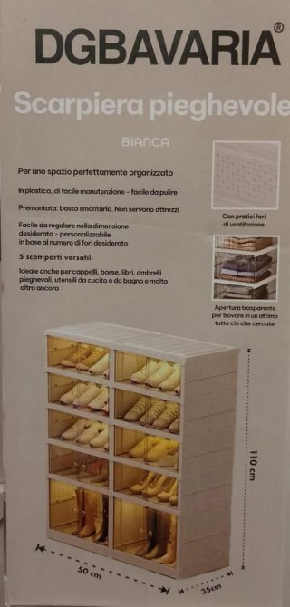Scarpiera DGBAVARIA 6 ripiani