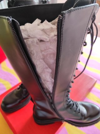 Botas altas Mustang negras talla 39