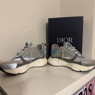 Dior B22 sneakers grises y azules