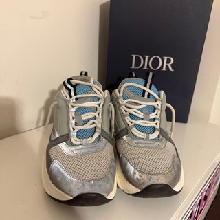 Dior B22 sneakers grises y azules