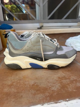 Dior B22 sneakers grises y azules