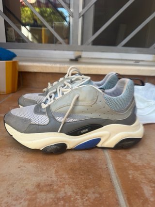 Dior B22 sneakers grises y azules