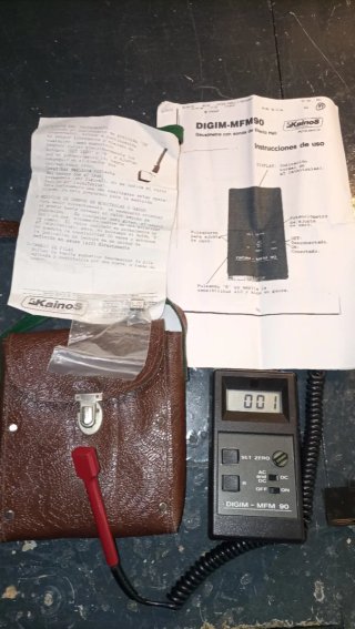 Gausimetro DIGIM-MFM90 con sonda de efecto Hall