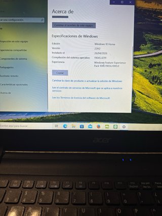 Ordenador portátil Acer negro