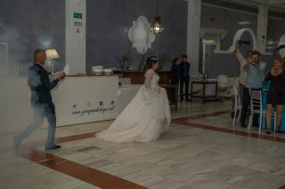 Vestido de Novia Largo Encaje Manga Larga
