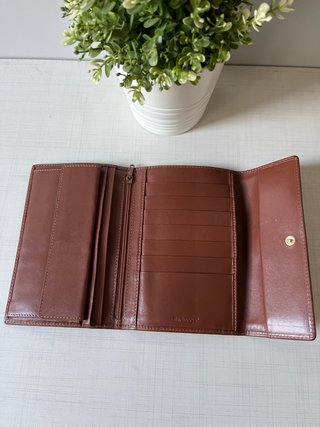 Cartera Burberry Cuadros Marrón y Beige