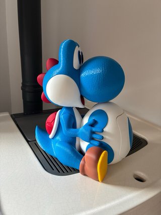 Yoshi Azul con Huevo (PALOMITERO)