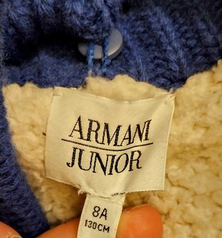 Cappottino Armani Junior blu 8 anni