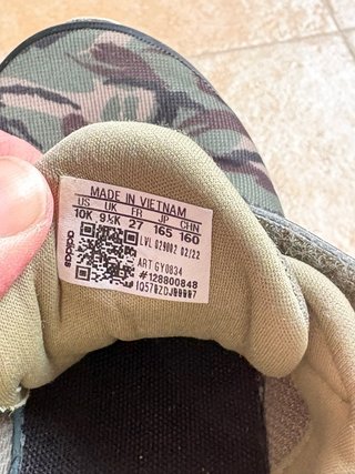 Zapatillas Adidas Fortarun Talla 27 Camuflaje