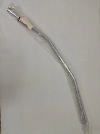 Manillar recto de cromo para moto custom.