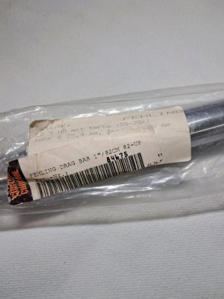 Manillar recto de cromo para moto custom.