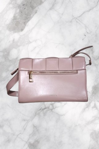 Borsa Carpisa rosa tracolla intrecciata