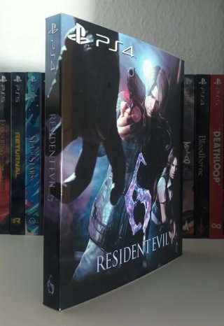 Funda Plastificada Resident Evil 6 PS4