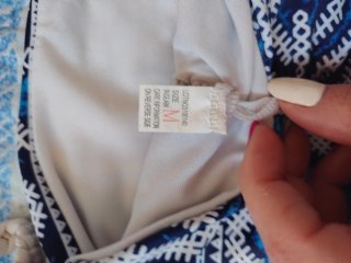 Bikini Beige e Blu
