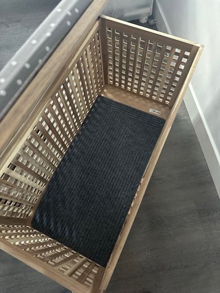 Baúl / jaula de madera ikea.